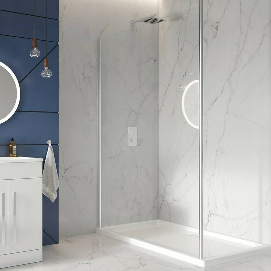 Essential Spring2 800mm Wetroom Panel