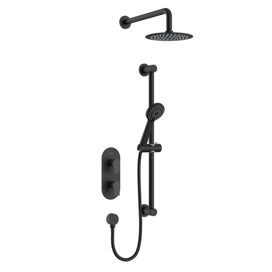 Bristan Hourglass Black Concealed Shower Pack