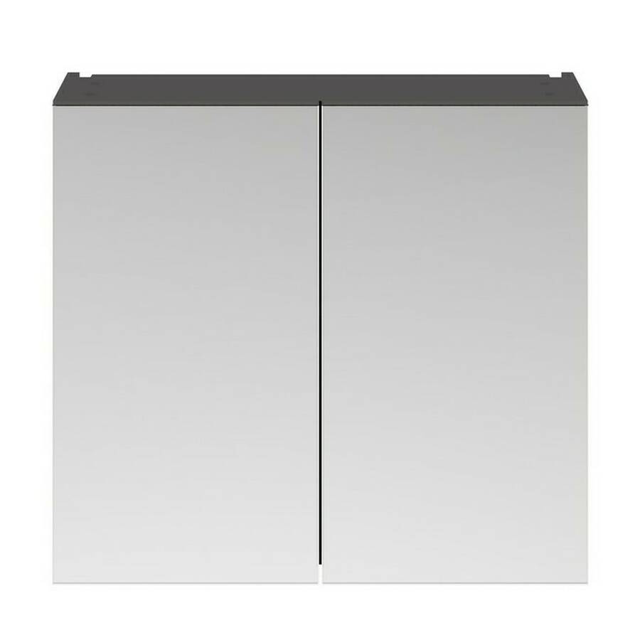 Nuie Athena 800mm Grey Mirror Cabinet