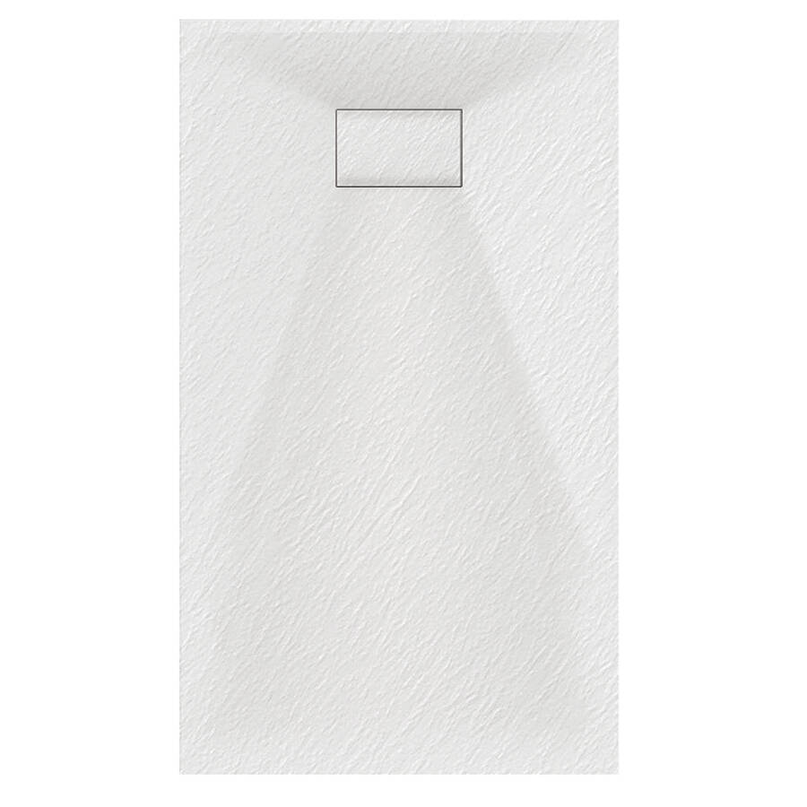 Veloce Uno 1600 x 900mm White Rectangular Shower Tray