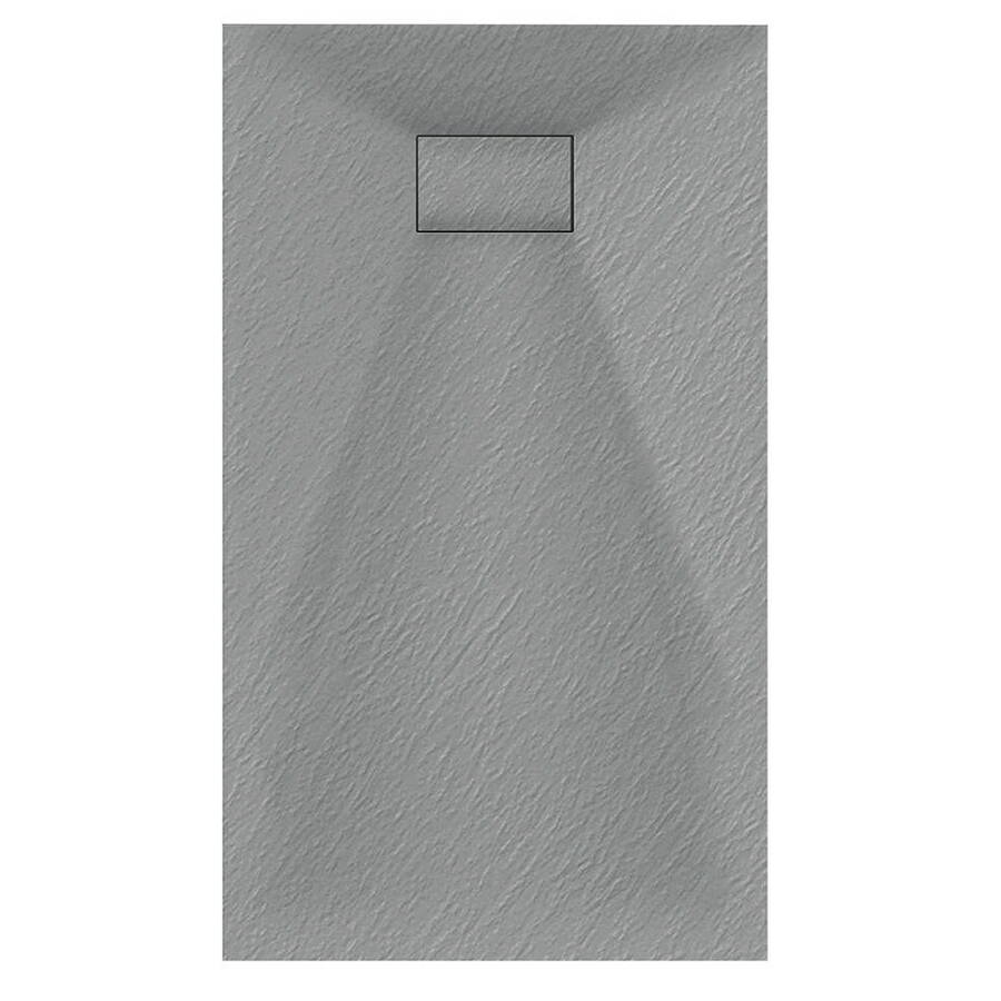 Veloce Uno 1400 x 900mm Grey Rectangular Shower Tray