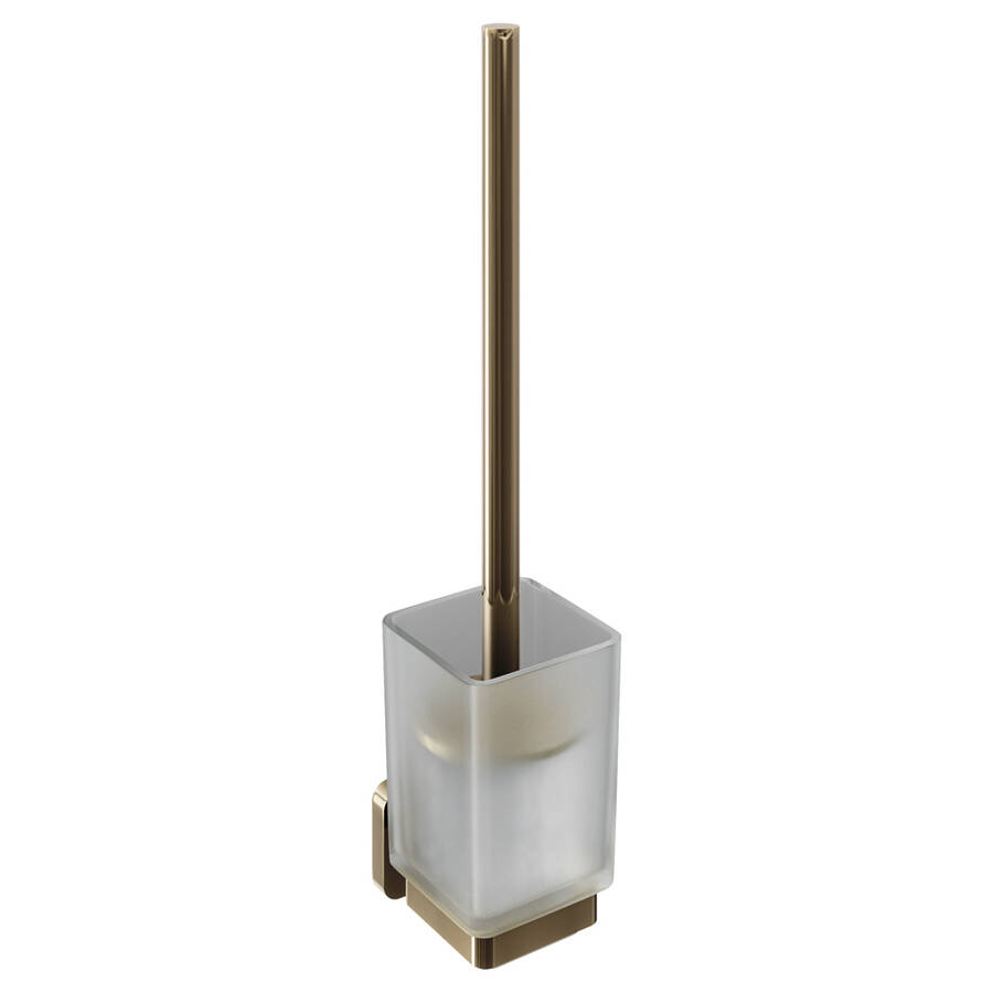 Trisen Brushed Brass Toilet Brush Holder