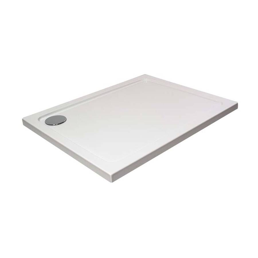 Arley Hydro45 800 x 700mm White Rectangular Shower Tray 