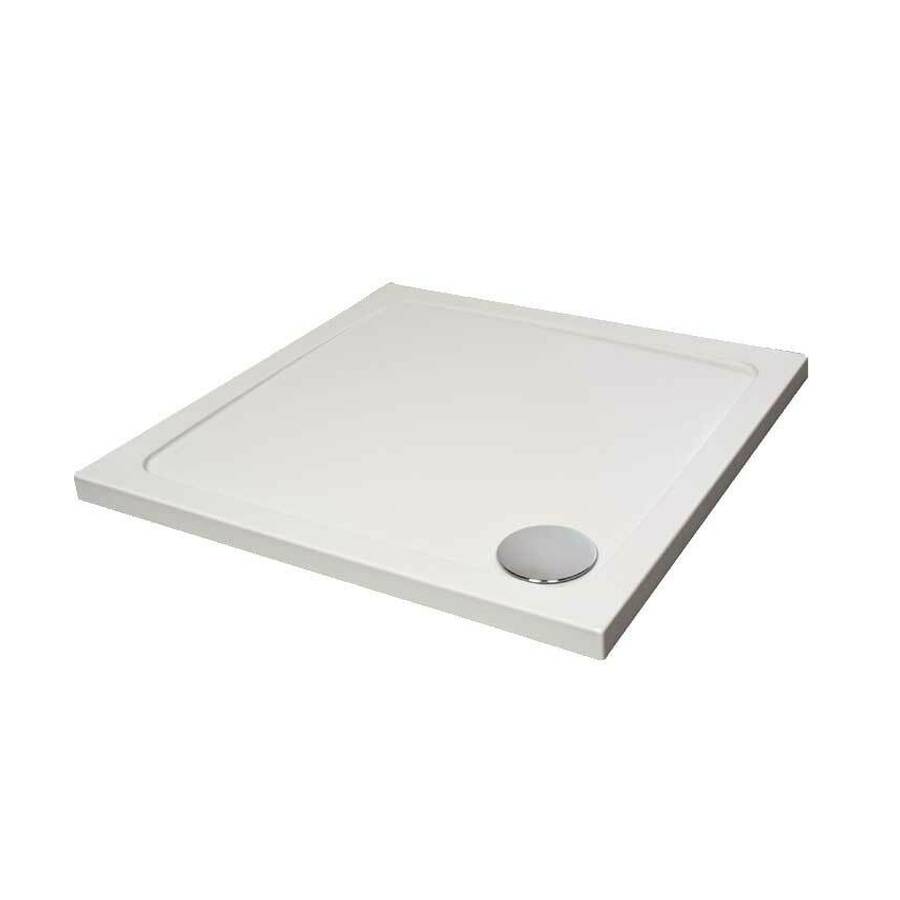 Arley Hydro45 700mm White Square Shower Tray