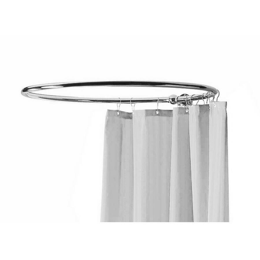 Nuie Traditional Chrome Round Shower Curtain Ring