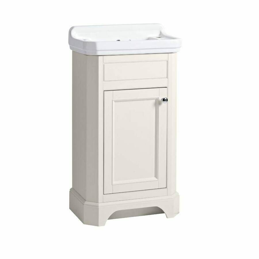 Tavistock Vitoria 500mm Linen White Cloakroom Unit and Basin