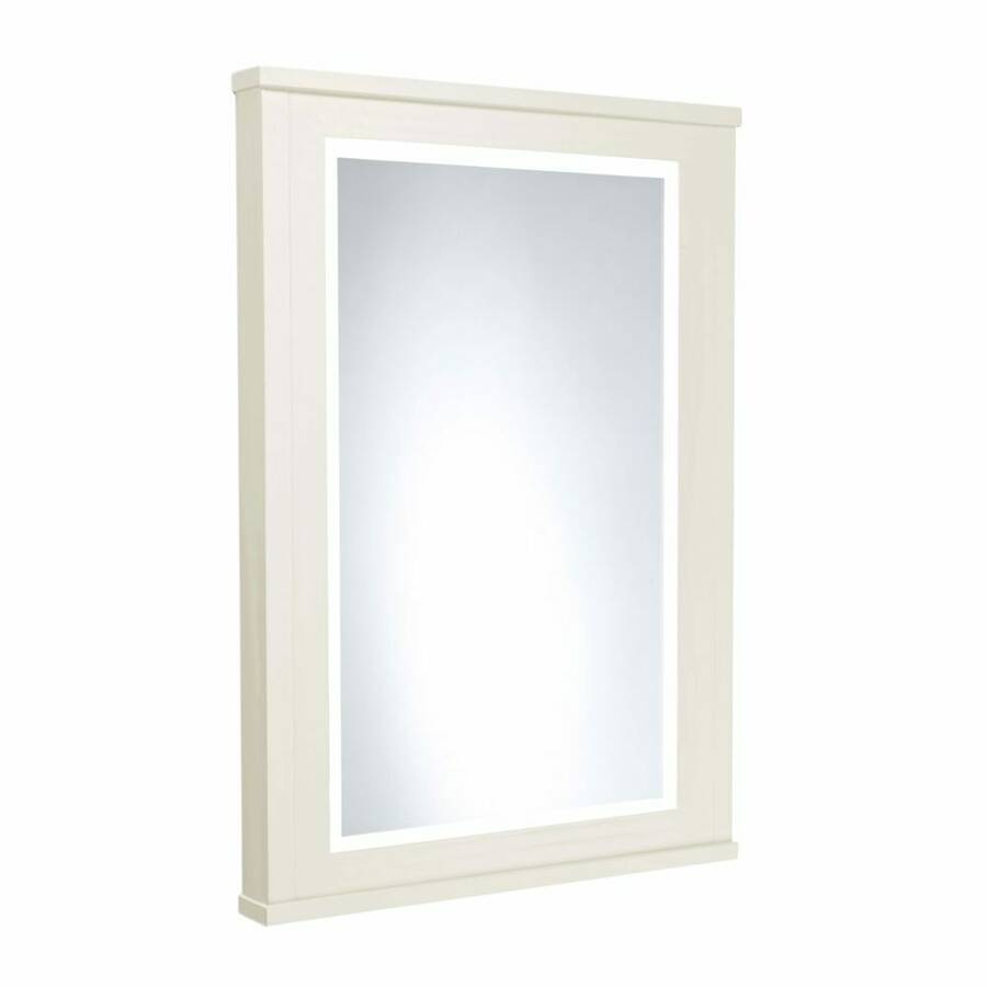 Tavistock Lansdown Linen White Framed Illuminated Mirror