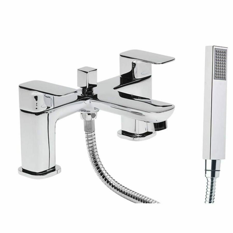 Tavistock Haze Chrome Bath Shower Mixer & Handset