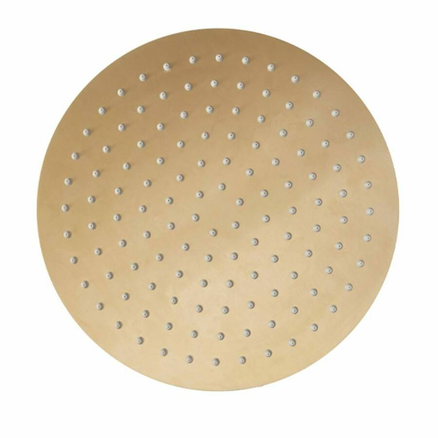 Tavistock Brushed Brass Round 250mm Fixed Shower Head