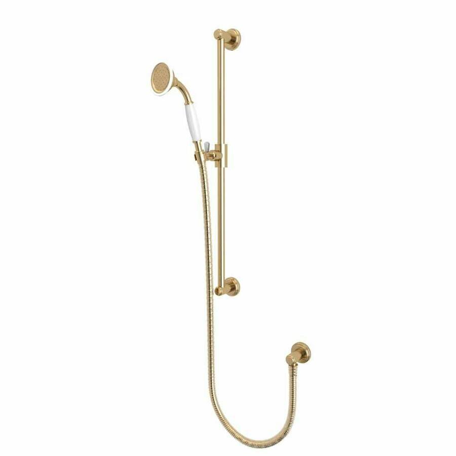 Tavistock Brushed Brass Traditional Shower Riser Rail Kit | Low Price