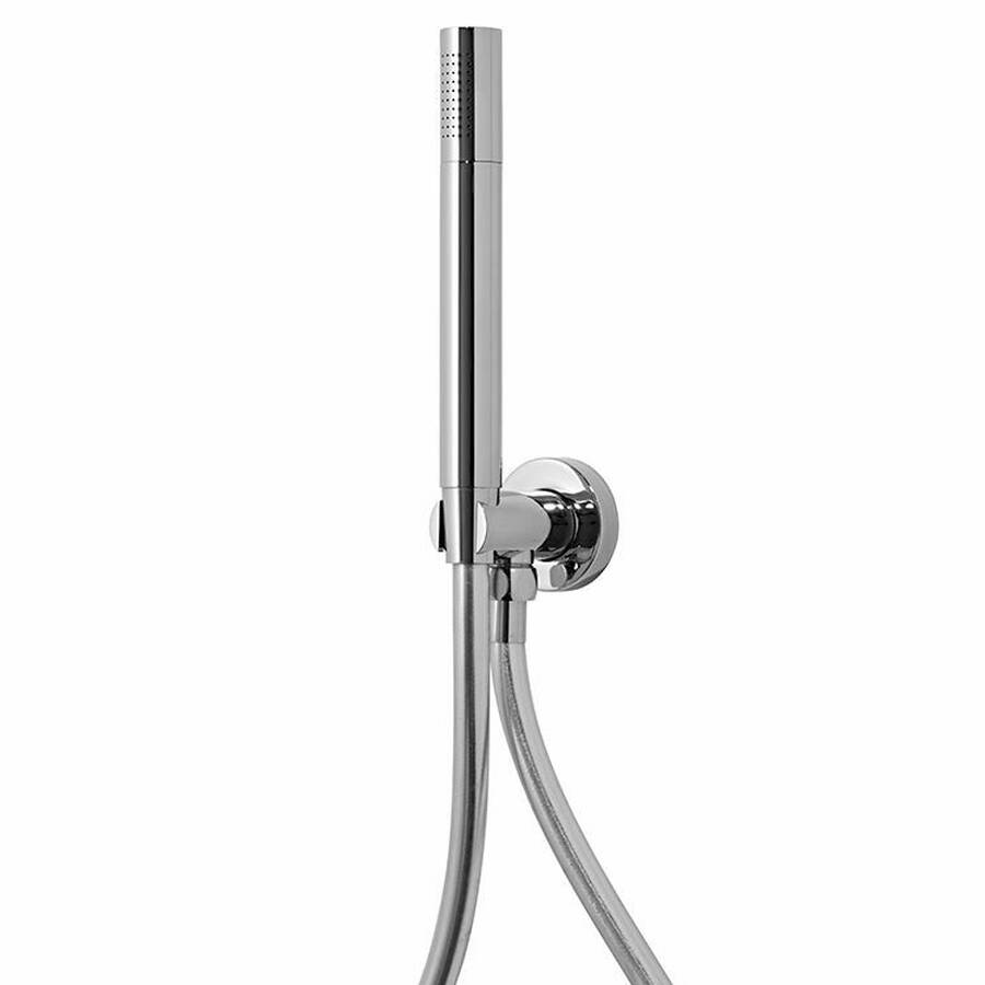 Tavistock Chrome Round Wall Mounted Shower Handset Kit