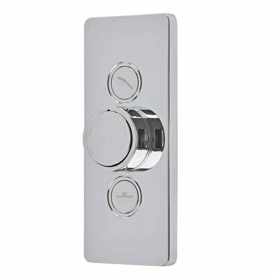 Tavistock Axiom Chrome Dual Function Push Button Shower Valve