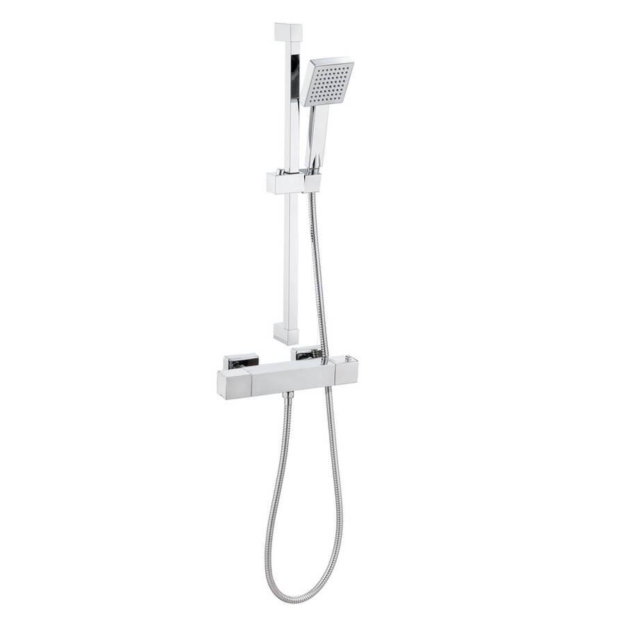 Ajax Ashby Cool Touch Thermostatic Bar Mixer Shower in Chrome