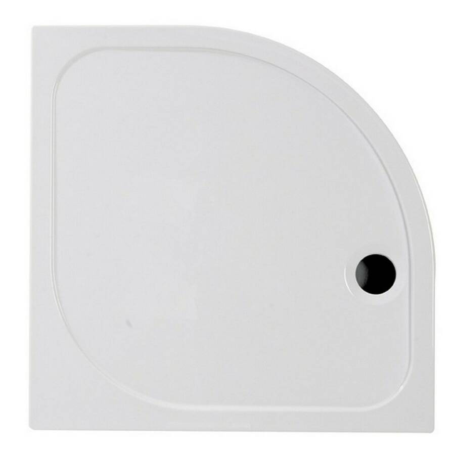 Ajax Low Profile 1000 x 800mm RH Offset Quadrant Shower Tray