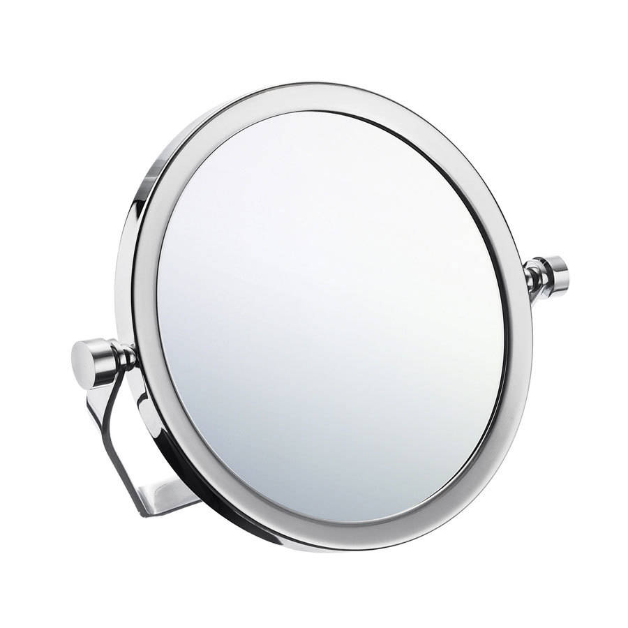 Smedbo Outline Shaving and Make-up Travel Mirror with Swivel Stand