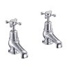 Burlington Claremont Chrome 3 Inch Basin Taps