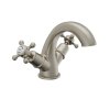 Burlington Claremont Brushed Nickel Mono Basin Mixer