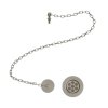 Burlington Brushed Nickel Basin Plug and Chain Slotted Waste