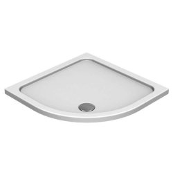 Kudos Kstone 1000x800mm LH Gloss Offset Quadrant Shower Tray 