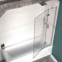 Kudos Inspire 6mm RH Two Panel Out-Swing Bath Screen