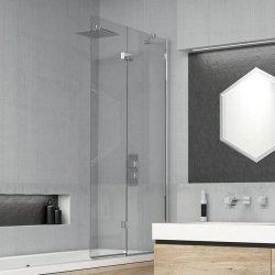 Kudos Inspire 6mm RH Two Panel In Folding Bath Screen