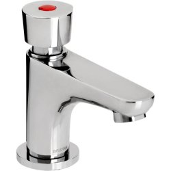 Bristan Timed Flow Soft Touch Pillar Basin Tap