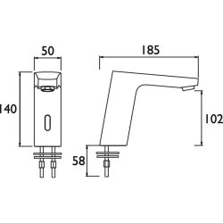 Bristan Infrared Automatic Basin Tap