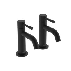 Bristan Mila Black Basin Pillar Taps