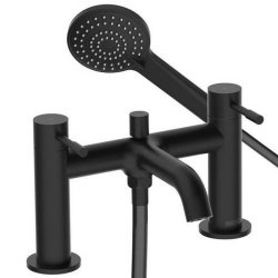 Bristan Mila Black Bath Shower Mixer Tap