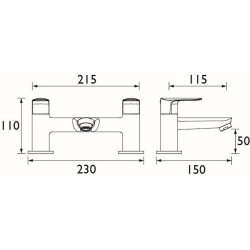 Bristan Opus Bath Filler