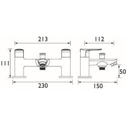 Bristan Opus Bath Shower Mixer