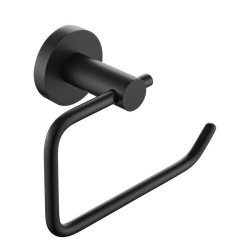 Bristan Black Round Toilet Roll Holder