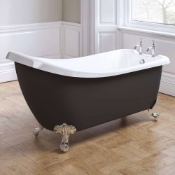 Royce Morgan Chatsworth 1530 Black Freestanding Bath