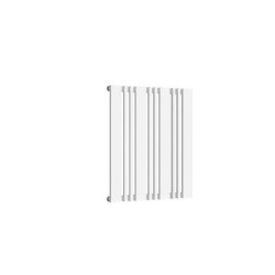 Reina Bonera 550x456mm White Mild Steel Horizontal Designer Radiator