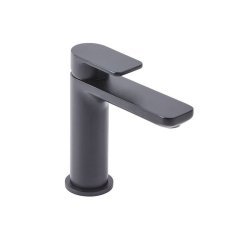 Tavistock Savour Black Mini Basin Mixer With Click Waste