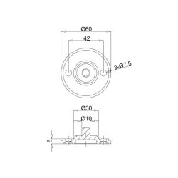 Burlington Chrome Accessory Back Plate