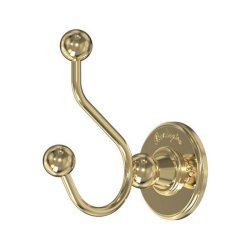 Burlington Gold Double Robe Hook