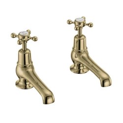 Burlington Claremont Gold 5 Inch Basin Taps