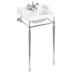 Burlington Classic 51cm Chrome Basin Washstand