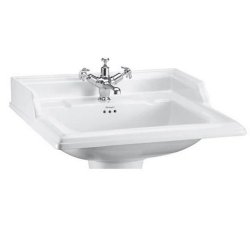 Burlington Classic Rectangular 65cm 1 Tap Hole Basin