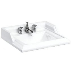 Burlington Classic Rectangular 65cm 3 Tap Hole Basin