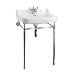 Burlington 56cm Chrome Basin Washstand