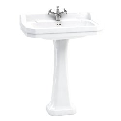 Burlington Edwardian 80cm 1 Tap Hole Basin