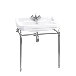 Burlington 80cm Chrome Basin Washstand