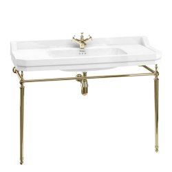 Burlington 120cm Gold Basin Washstand