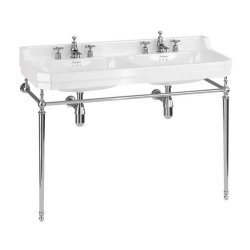 Burlington Edwardian 120cm 1 Tap Hole Double Basin