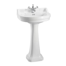 Burlington Edwardian 56cm 1 Tap Hole Round Basin