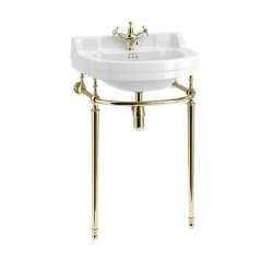 Burlington 56cm Gold Round Basin Washstand