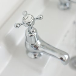 Burlington Claremont Chrome 3 Inch Basin Taps Burlington Claremont Chrome 3 Inch Basin Taps Lifestyle