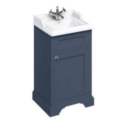 Burlington Classic 500mm Blue Square Cloakroom Vanity Unit